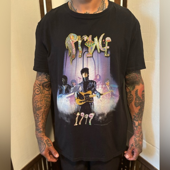 Prince 1999 Graphic Tee- Black- L - Picture 1 of 1